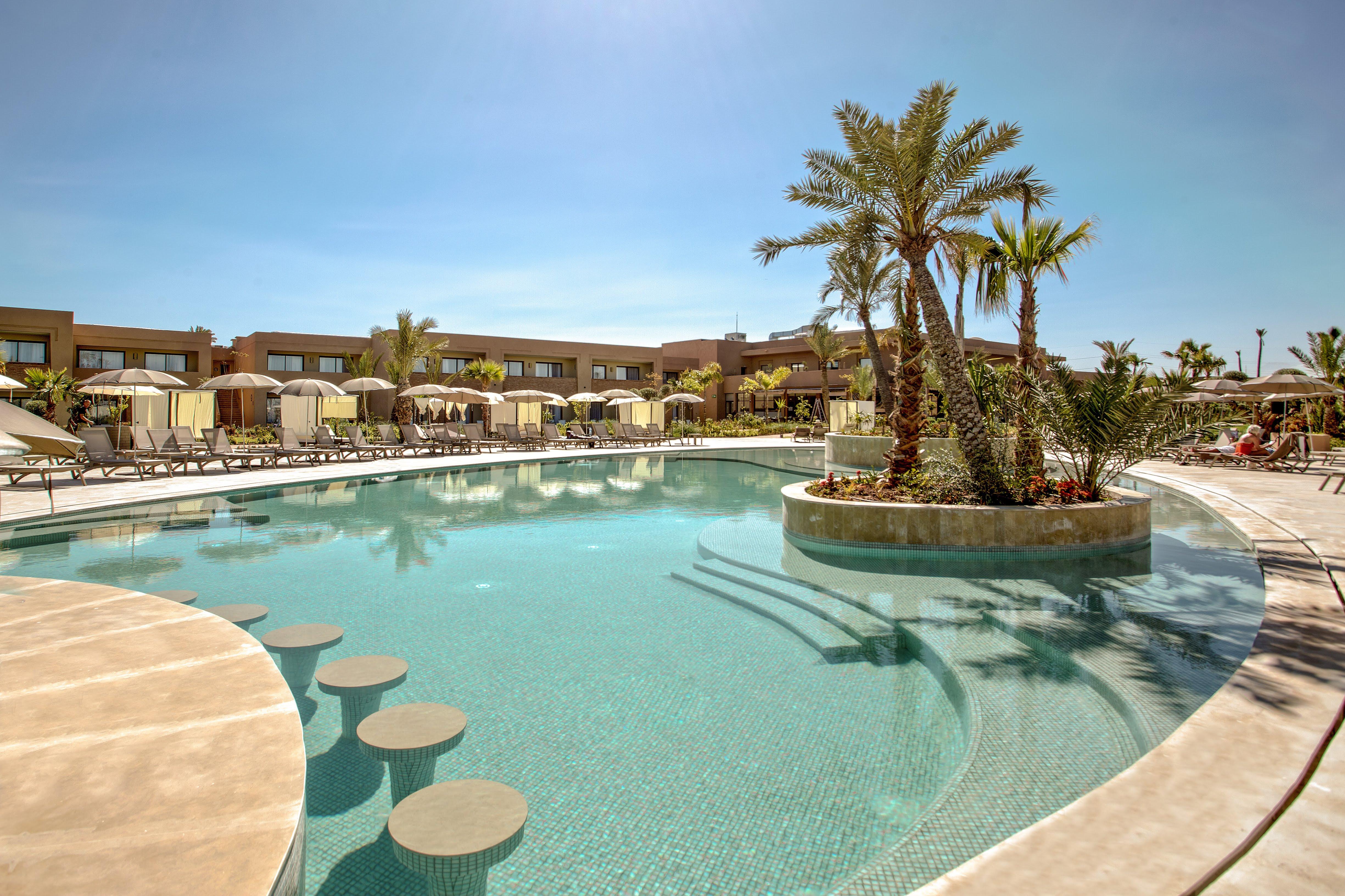 Be Live Collection Marrakech Adults Only All Inclusive Marakeş Dış mekan fotoğraf The swimming pool at the hotel