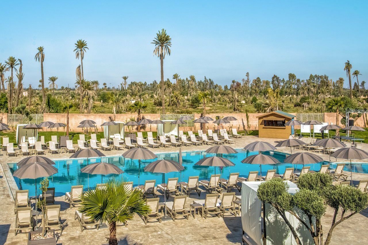 Be Live Collection Marrakech Adults Only All Inclusive Marakeş Dış mekan fotoğraf The swimming pool at the hotel